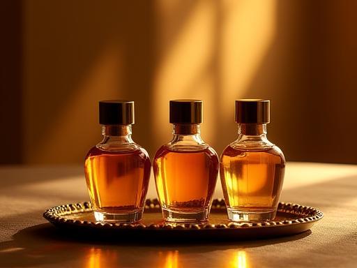 Collection of small attar bottles showcasing a special discount